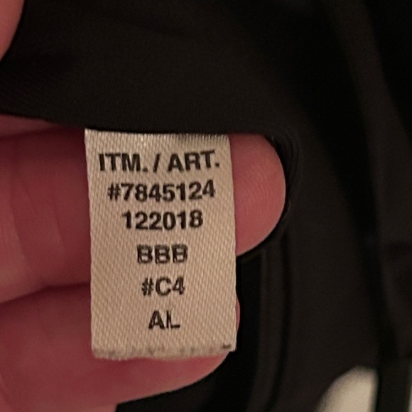 Women’s Drawstring Waist Black Pants, size L - Picture 7 of 9